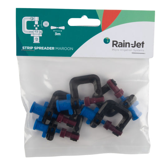 Micro Sprinkler Head - Strip Spreader Maroon - 5 Pack - Rain-Jet